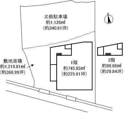 【間取り】 | 五条西1丁目ロードサイド店舗
