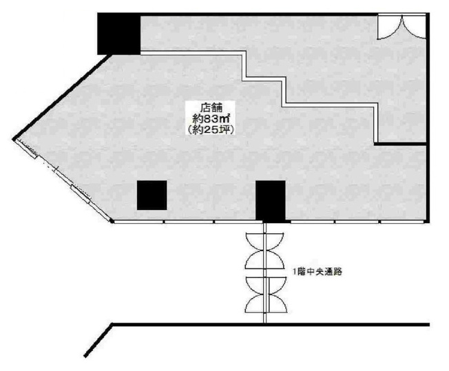 【間取り】 | 八尾南駅前ビル クロスティ壱番館テナント