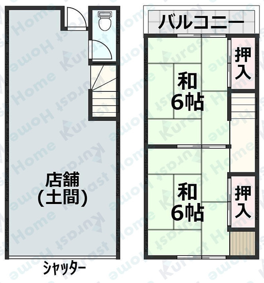 【間取り】 | 堺区出島海岸通1丁店舗