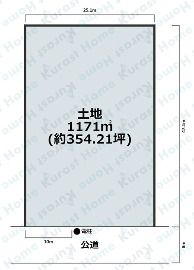 【間取り】 | 河内長野市昭栄町事業用地・駐車場用地（更地渡し）