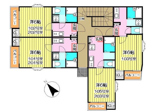 【間取り】 | ピュア大橋参番館 | 広さや収納の配置など、ぜひご確認ください。