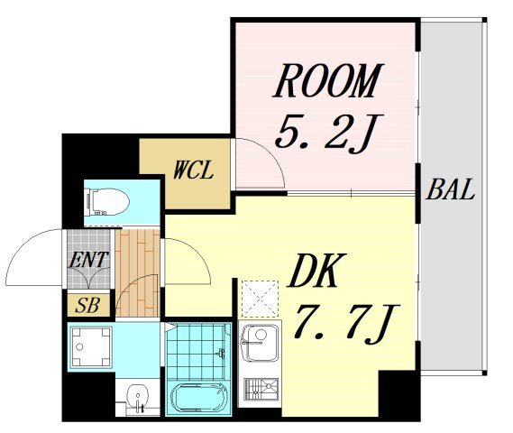 CREST TAPP新大阪　仲介手数料無料の間取り