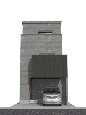 建築条件なし売土地　尼崎市若王寺3丁目28の外観パース|外観パースです