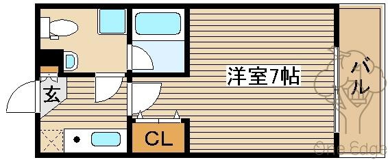 セレニテ中津の間取り