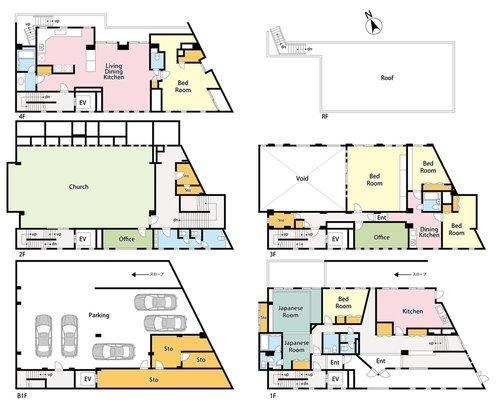 本町２　戸建の間取り
