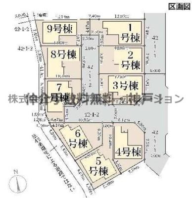 【区画図】 | 神戸市西区玉津町新方　新築戸建6号棟　仲介手数料無料！ | 西区玉津町新方　新築6号棟　仲介手数料無料！