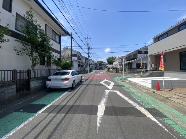 祝：成約済み　八王子市　清川町　新築戸建て　１期の前面道路含む現地写真|～仲介手数料無料☆八王子ひなた不動産～八王子市清川町　新築戸建て
