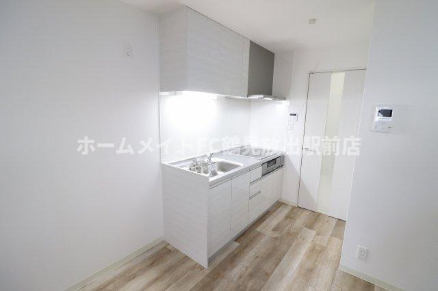 大阪市鶴見区諸口１丁目のアパートのキッチン