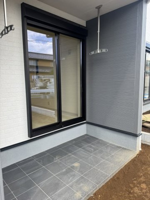 【その他】 | リーブルガーデン．Ｓ　深谷小前田第４　 | 10号棟現地洗濯物干し場（2025年04月15日）撮影