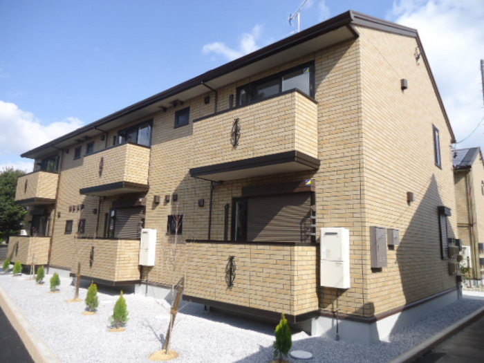 春日井市上田楽町のアパートのバルコニー