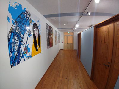 【内装】 | EN-biz（ワーキングスペース＆サテライトオフィス） | おしゃれな宇部市の絵画が素敵です！