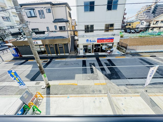 葛飾区水元２丁目新築戸建【水元小学校：10分】の展望|バルコニーより道路側眺望