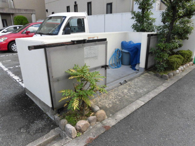 【その他共用部分】 | メゾンソワール | 敷地内ゴミ置き場です