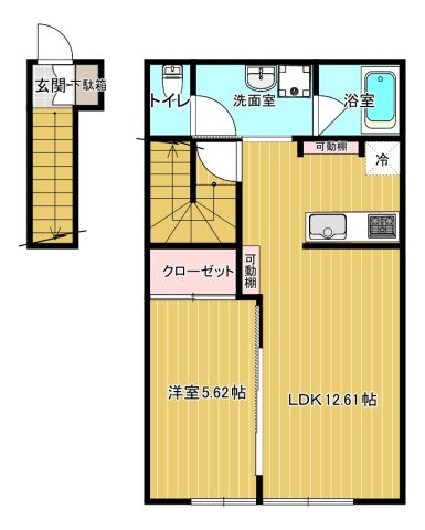 JERICHO Bの間取り
