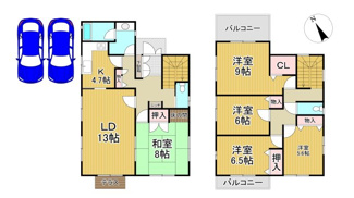 【間取り】 | 川西市南野坂2丁目38-1　中古一戸建て