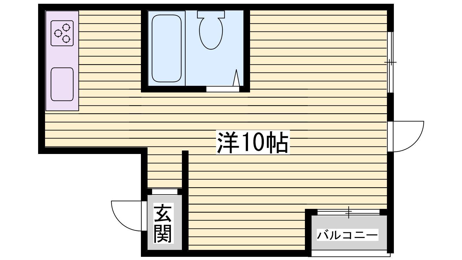 フジイビルの間取り