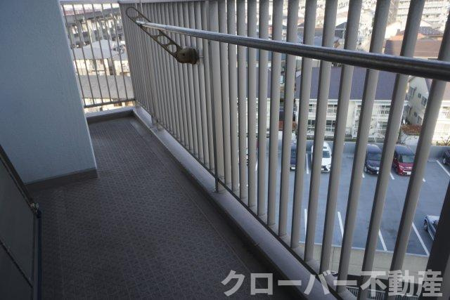 ツインタワー瀬戸大橋３１のバルコニー