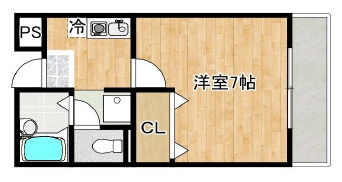 メゾン灘北の間取り