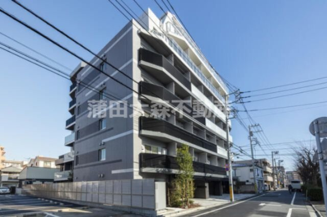 パークリュクス蒲田1丁目の外観|2020年1月築　RC鉄筋コンクリート地上造7階建て総戸数38戸
東京都大田区蒲田1丁目　京浜東北線蒲田駅、京急本線梅屋敷駅、京急蒲田駅も徒歩圏内