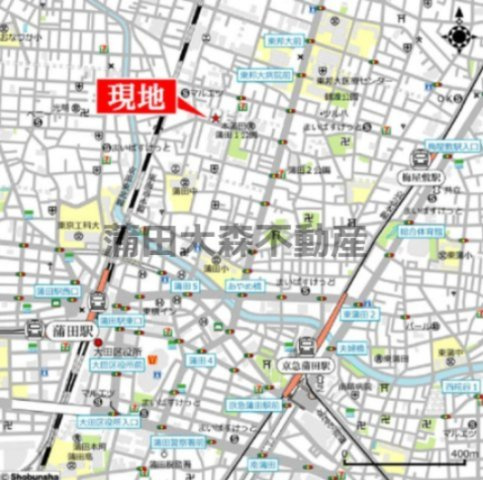 パークリュクス蒲田1丁目の地図