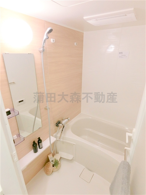 パークリュクス蒲田1丁目の浴室|浴室乾燥機付きのお風呂　バスルーム