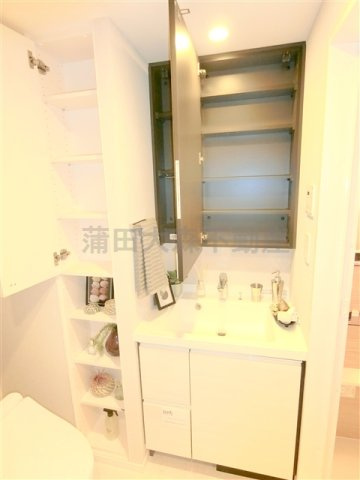 パークリュクス蒲田1丁目の洗面所|独立洗面台　