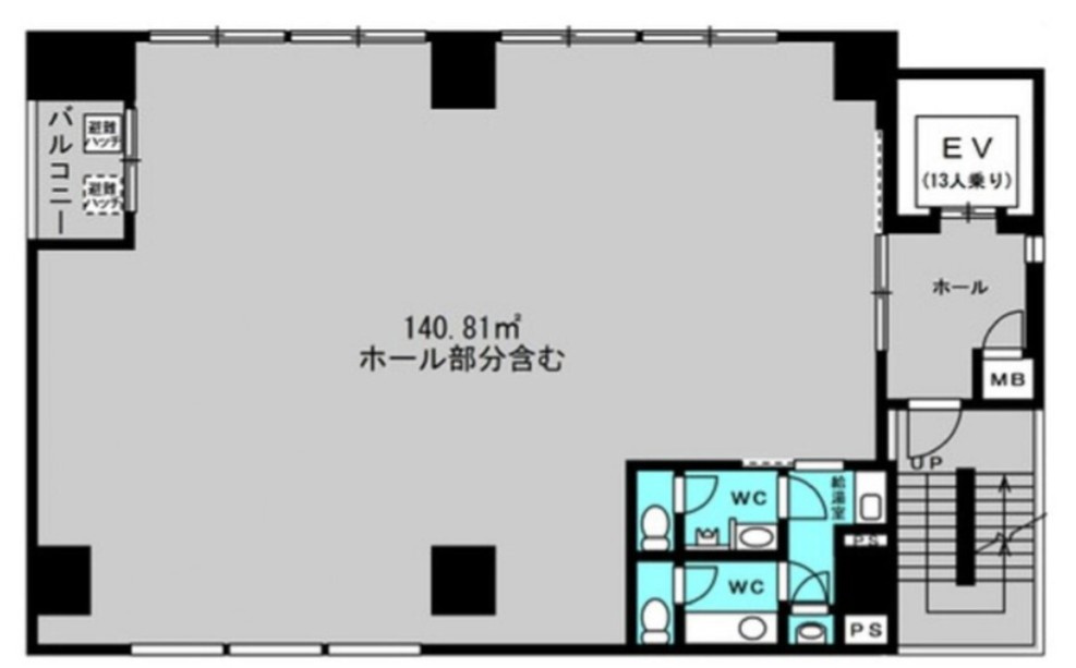 リアライズ梅田東ビルの間取り