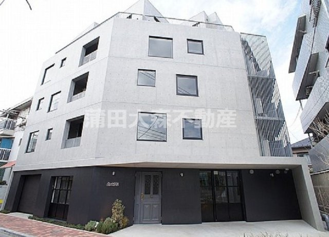 HYGGE KANDA HEIMヒュッゲカンダハイムの外観|2016年3月築　RC鉄筋コンクリート造地上5階建ての人気デザイナーズ賃貸マンション
東京都大田区蒲田1丁目　JR京浜東北線蒲田駅徒歩7分、京急本線京急蒲田駅徒歩10分