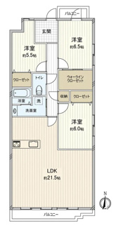 【間取り】 | ディア・エスタ・ミオ甲子園一番町