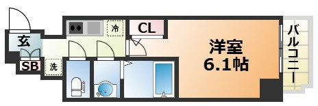 ワールドアイ神戸WESTの間取り