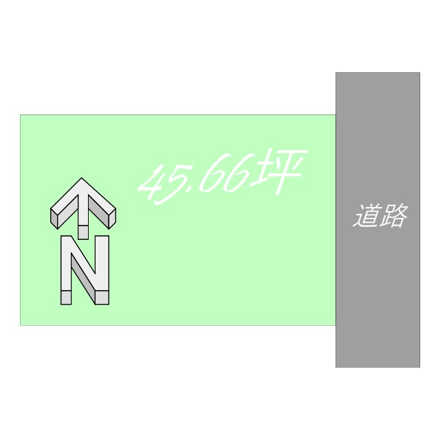 土居田町売土地の土地図