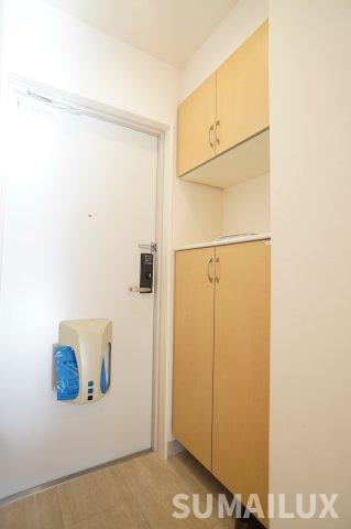 熊本市南区八幡１０丁目のアパートの玄関