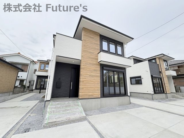 三郷市早稲田4丁目　新築戸建　全4棟　4号棟の外観|◇陽光降り注ぐこだわりのデザイン住宅4邸誕生◇