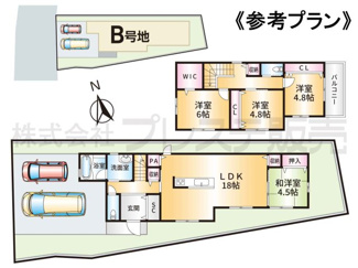 【間取り】 | 生駒市谷田町の新築一戸建 全２区画 | 間取図