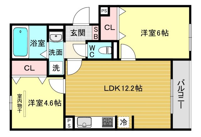 【間取り】 | Ｌａ　ｍａｉｓｏｎ青木町Ⅰ