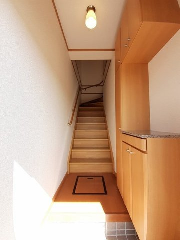 ソレアードエムＢの玄関