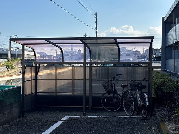 レオパレス梶栗のその他|自転車置き場