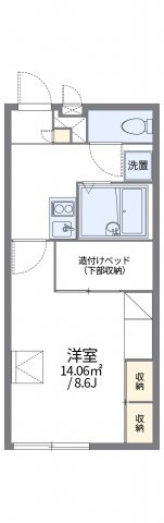 レオパレスアカリーナの間取り