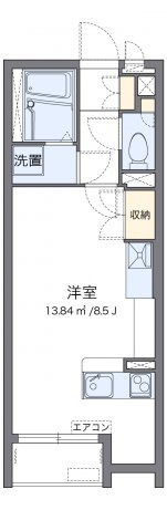 レオネクストやすらが丘Ⅱの間取り|代表的な間取のため実際の間取とは異なる場合があります