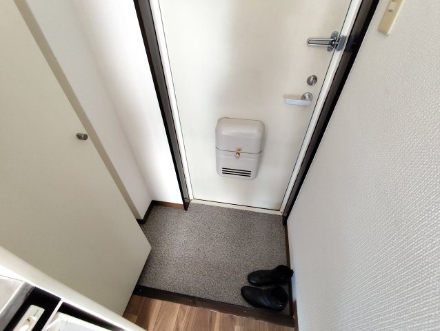 つくばハイツ2の玄関