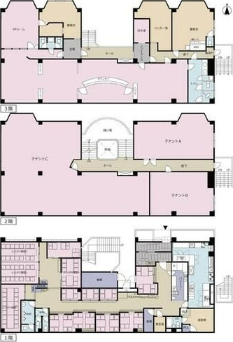恵那市大井町のビルの間取り