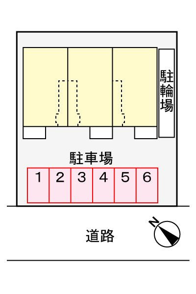 悠凛・９８Ｋ　　刈谷市近郊の賃貸はクラスホームの駐車場