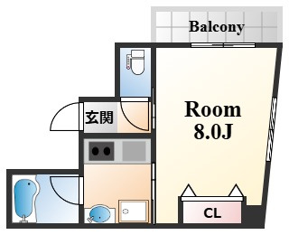 コンフォート二ノ宮の間取り