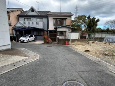 【前面道路含む現地写真】 | 山科区小野弓田町　売地（建築条件付き）