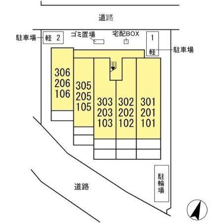 オークツリーの区画図