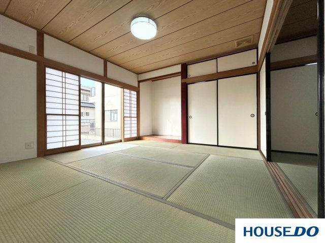 中古戸建　足利市山川町の和室|明るい和室です