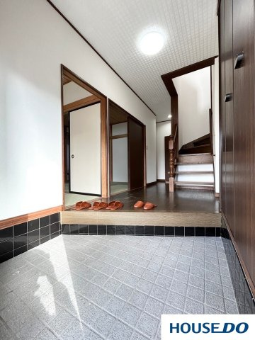 中古戸建　足利市山川町の玄関|シンプルで使いやすい玄関です