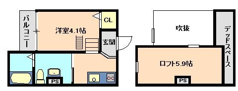 シャイニー西舞子の間取り
