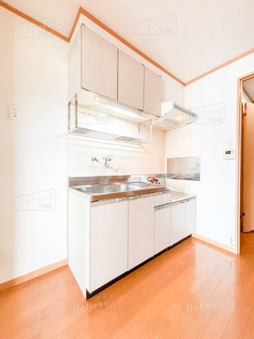 サンフィールドⅡのキッチン|２口コンロ設置可能です♪