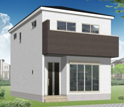 【外観パース】 | 大原野上里鳥見町　1号地　新築一戸建